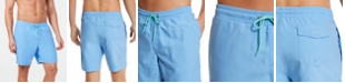 Club Room Men's Quick-Dry Performance Solid 7" Swim Trunks, Created for Macy's 